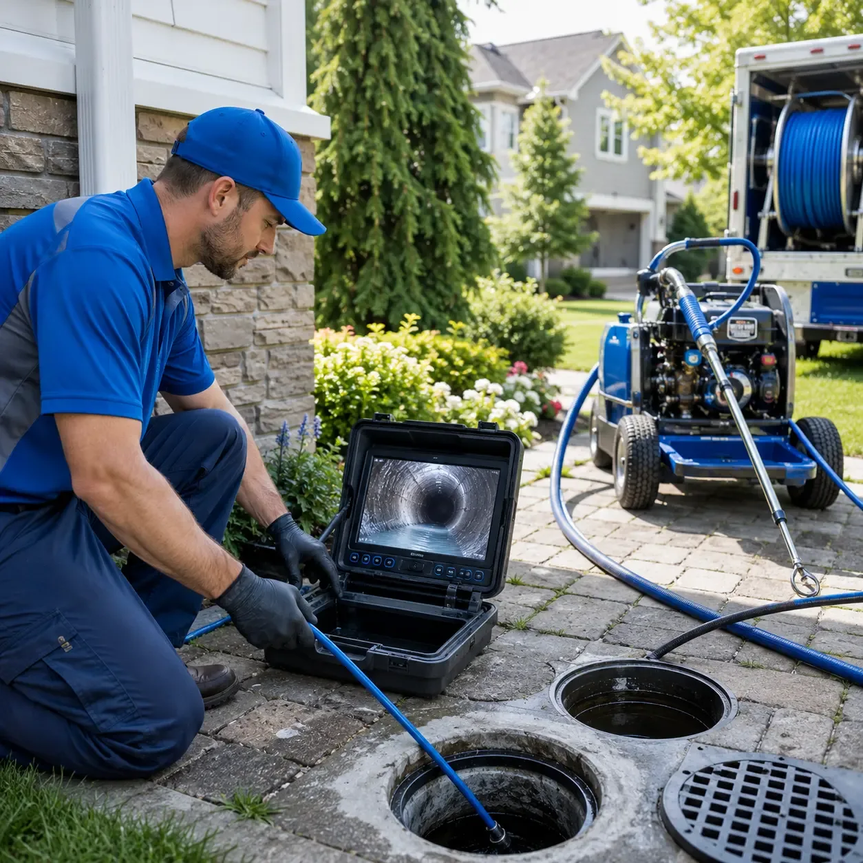 Outdoor drain cleaning professionals serving New Haven, NY