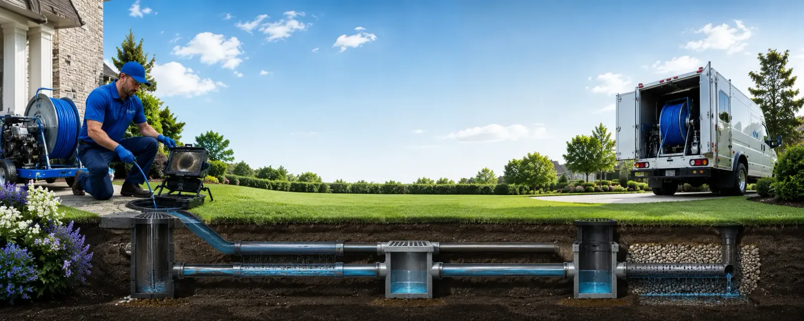 Outdoor drain cleaning information for New Haven, NY